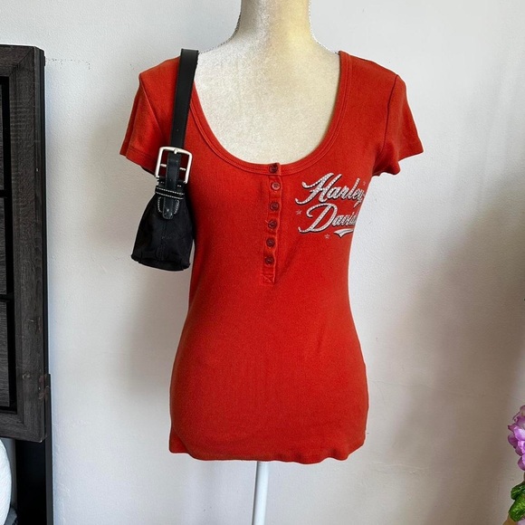 vintage harley davidson logo tee - Picture 3 of 4